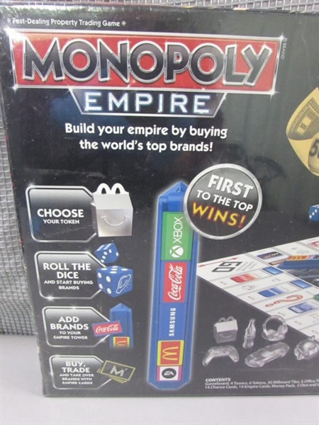 New Games - Monopoly Empire & Poker