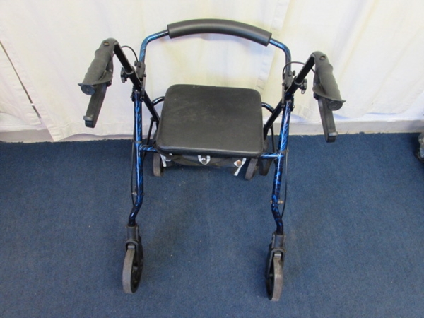 Walker with Storage Seat