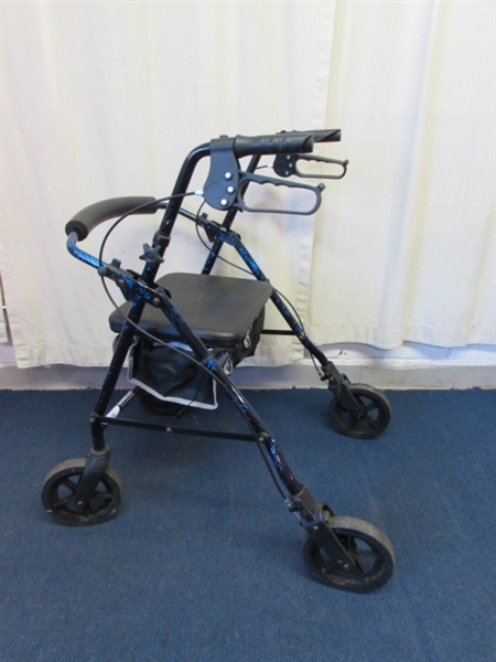 Walker with Storage Seat