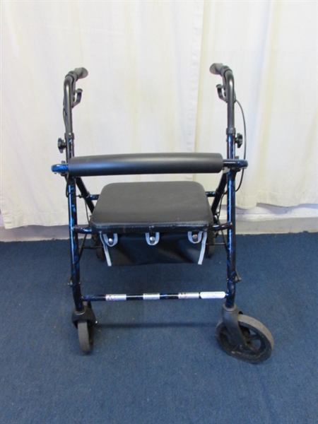 Walker with Storage Seat