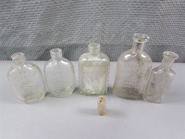 Small Antique Glass Bottles