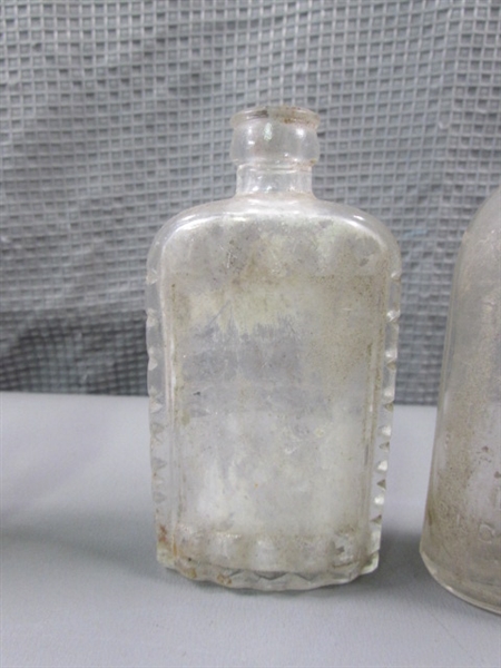 Small Antique Glass Bottles