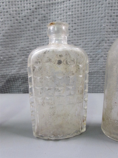 Small Antique Glass Bottles