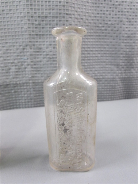 Small Antique Glass Bottles