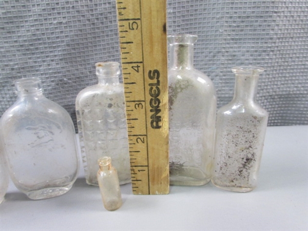 Small Antique Glass Bottles