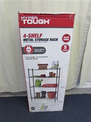 Hyper Tough 4-Shelf Metal Wire Shelf Unit