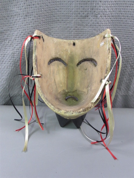 Hand Carved Wooden Mask