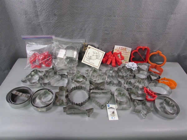 Large Assortment of Cookie Cutters