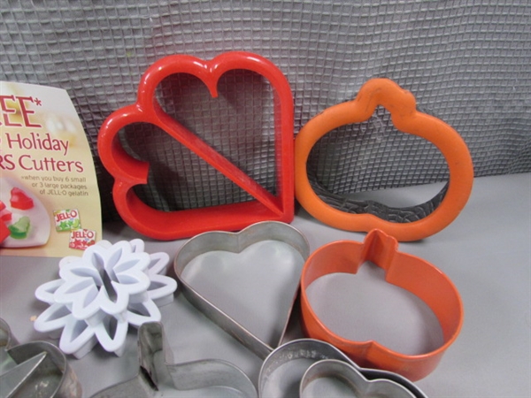 Large Assortment of Cookie Cutters