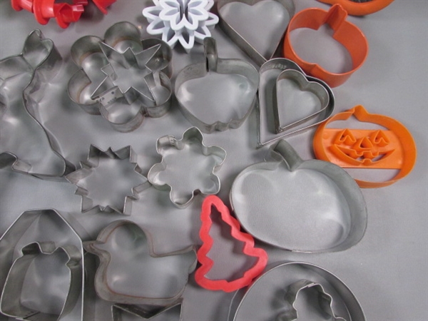 Large Assortment of Cookie Cutters