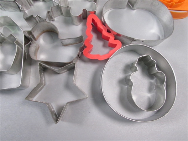 Large Assortment of Cookie Cutters