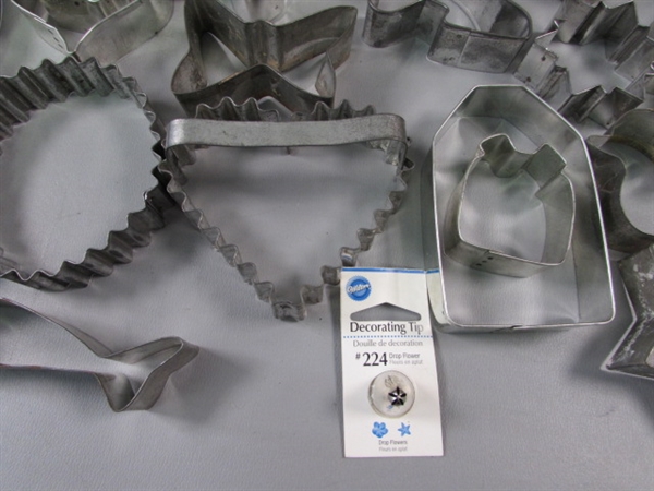 Large Assortment of Cookie Cutters