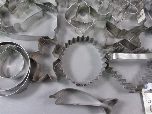 Large Assortment of Cookie Cutters