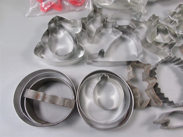 Large Assortment of Cookie Cutters