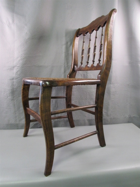 Antique Caned Childs Chair