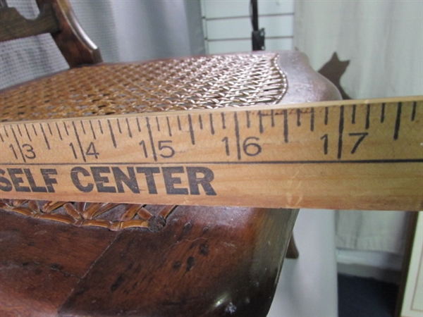 Antique Caned Childs Chair