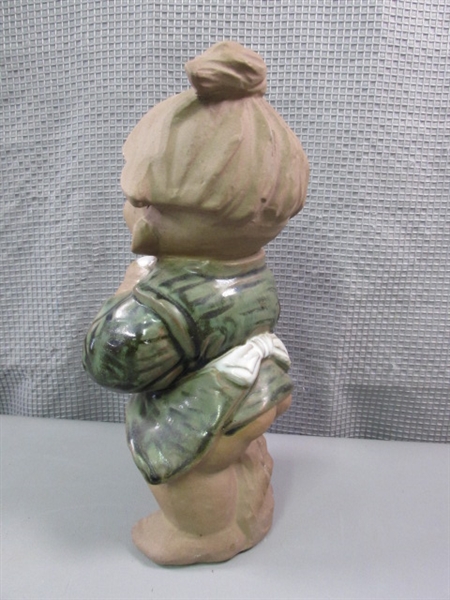 Asian Stoneware Child Statue/Figurine