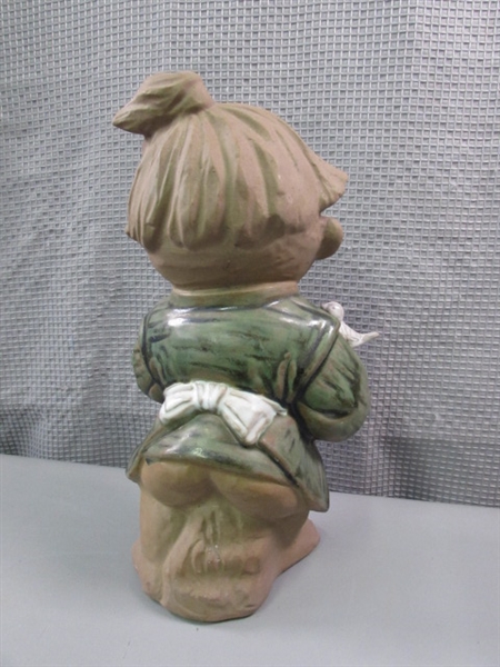 Asian Stoneware Child Statue/Figurine