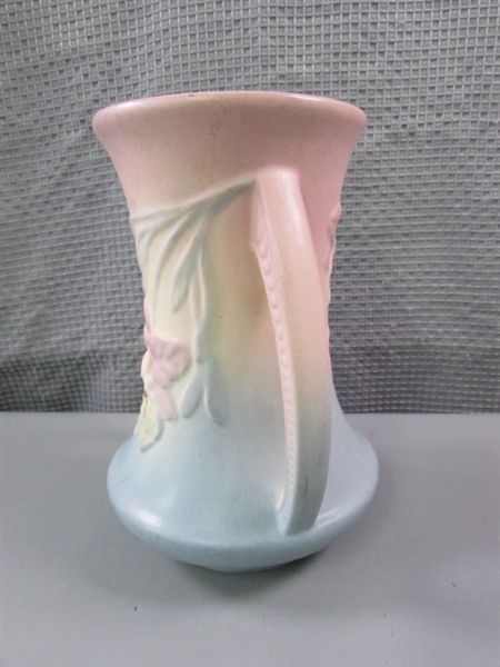 Vintage Hull Orchid Double Handled Vase #304-6