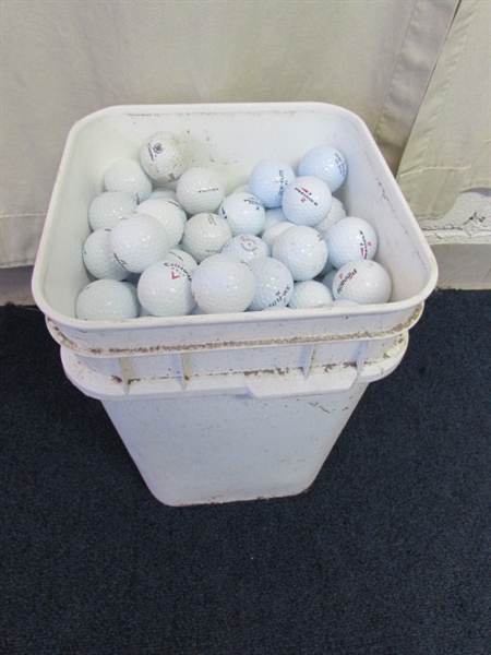 5-Gallon Bucket Full of Golf Balls