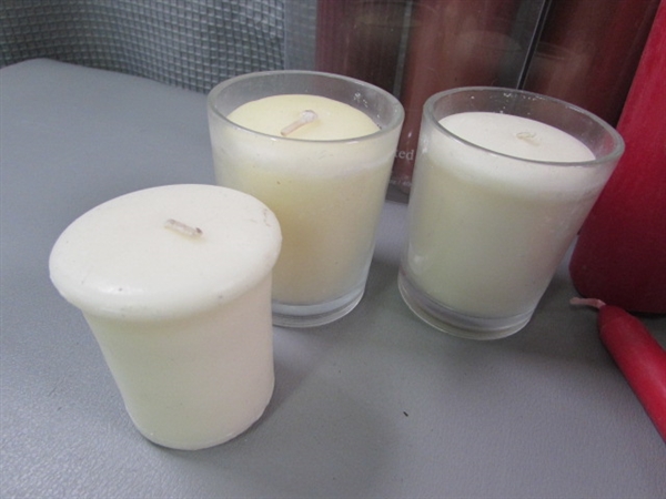 Large Assortment of Candles