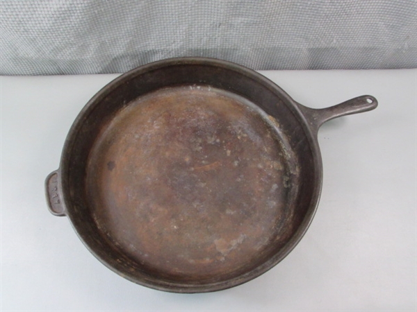 Large 15 American Cookware Cast Iron Skillet