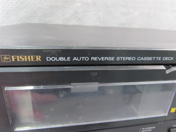 Fisher Double Auto Reverse Stereo Cassette Deck - CR-W880