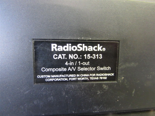 Broksonic 19 TV/VCR Combo & Radio Shack Converter Box