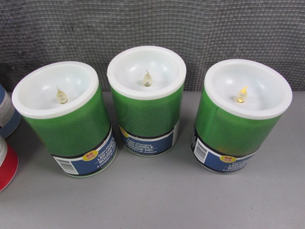 LED Battery Operated Candles, Garden Lights & more