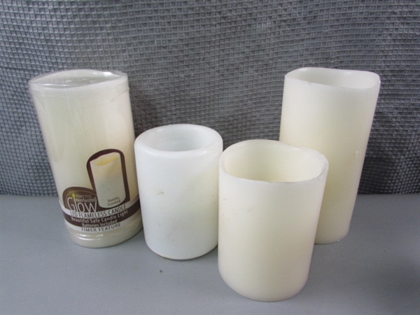 LED Battery Operated Candles, Garden Lights & more