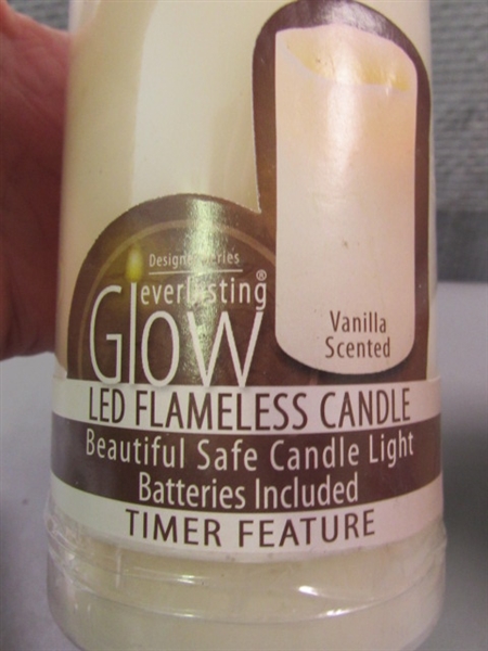 LED Battery Operated Candles, Garden Lights & more