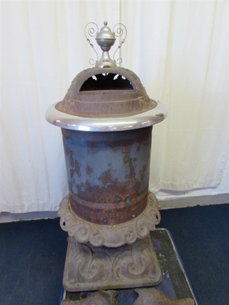 Vintage/Antique Hoosier Oak Wood Stove #14