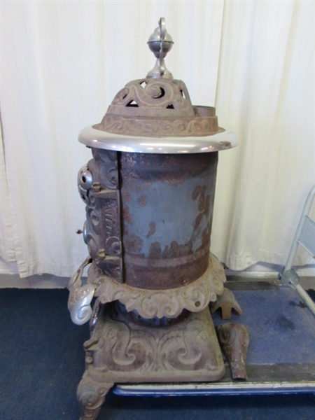 Vintage/Antique Hoosier Oak Wood Stove #14