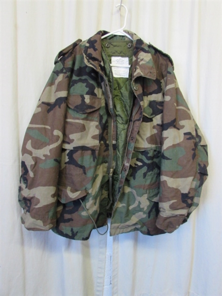 Men's XL Camo Jacket w/Removable Liner