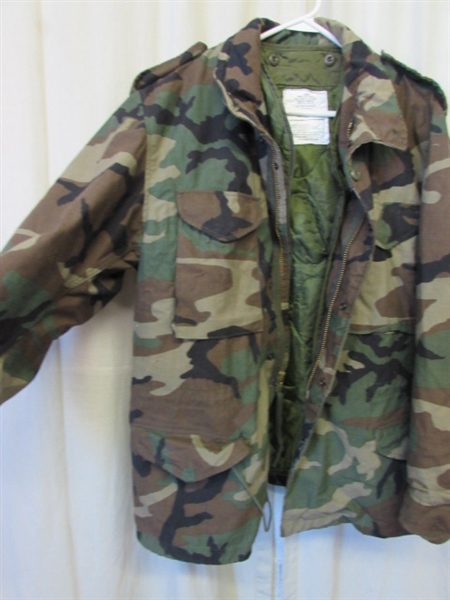 Men's XL Camo Jacket w/Removable Liner