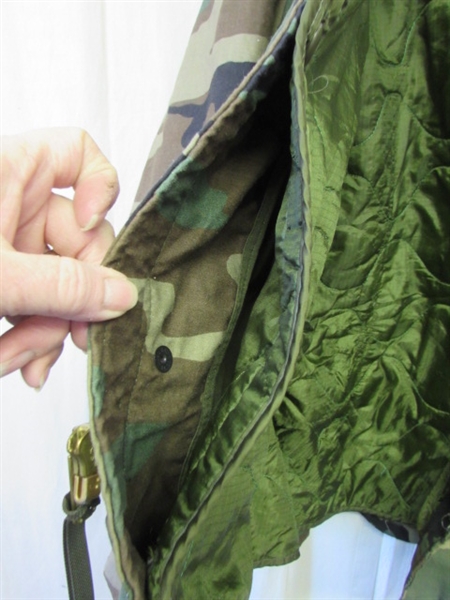 Men's XL Camo Jacket w/Removable Liner