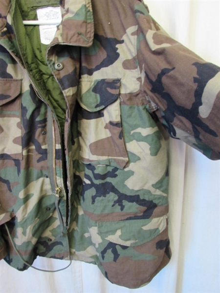 Men's XL Camo Jacket w/Removable Liner