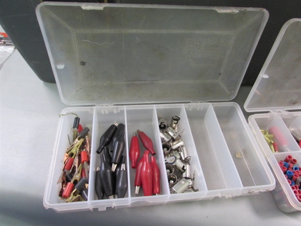 Toolbox w/Electrical & Soldering Supplies