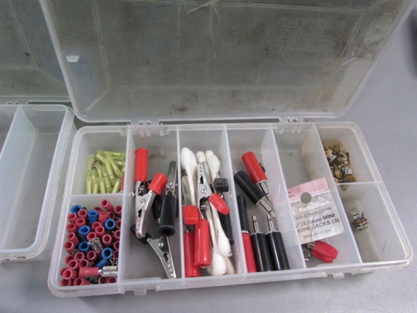 Toolbox w/Electrical & Soldering Supplies