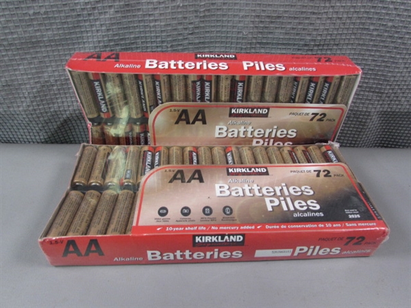 2 New Old Stock Packs of AA Batteries - 144