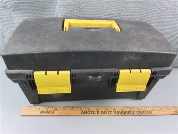 Plastic Toolbox w/Contents