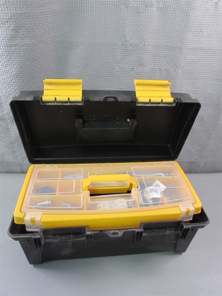 Plastic Toolbox w/Contents