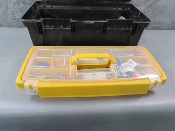 Plastic Toolbox w/Contents