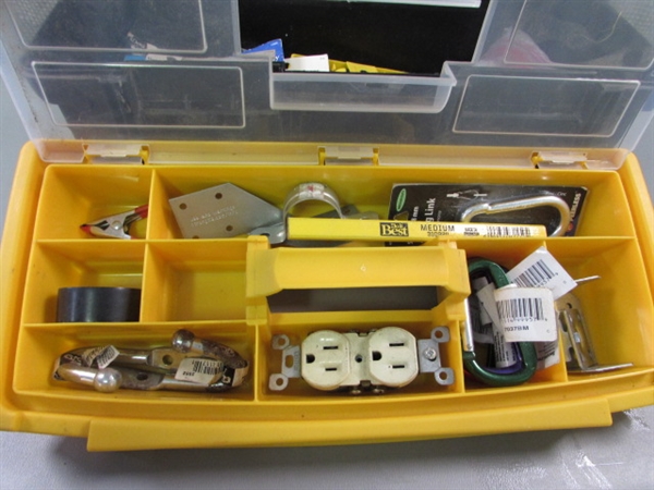 Plastic Toolbox w/Contents