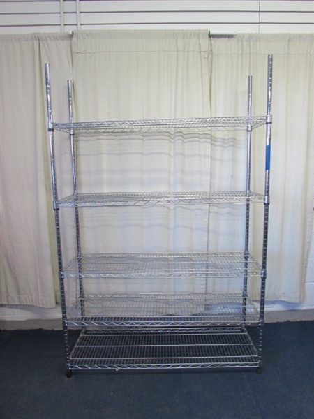 5-Shelf Wire Storage Shelf Unit