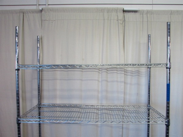 5-Shelf Wire Storage Shelf Unit