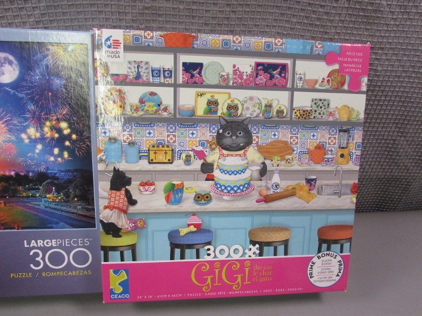 11 300-Piece JigSaw Puzzles & Puzzle Mat