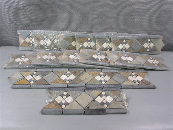 4X12 Yacht Harbor Slate Tile Strips