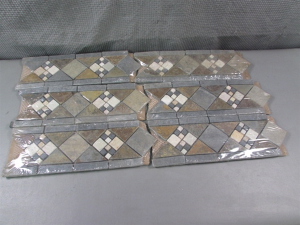 4X12 Yacht Harbor Slate Tile Strips