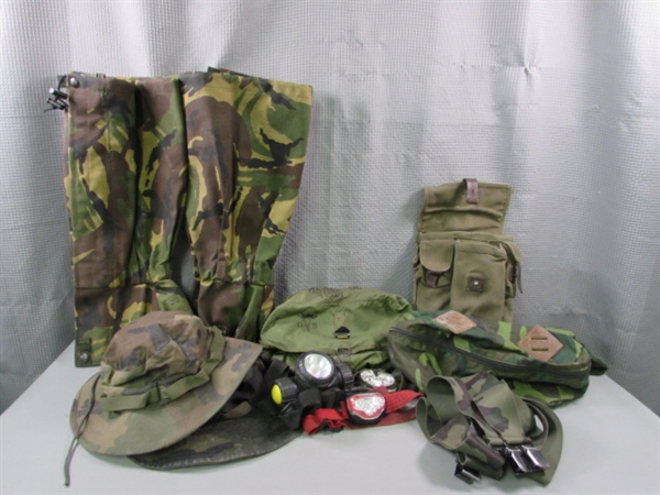 Camo Gear & Headlamps